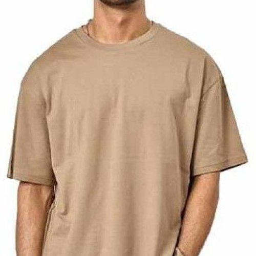 Brown Premium Poly Cotton Oversized T Shirt