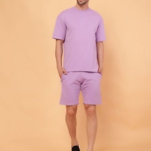 Men Round Neck Cotton T Shirt