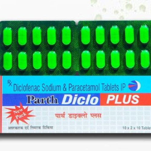 Parth Diclo Plus Diclofenac Sodium &AMP; Paracetamol Tablets IP