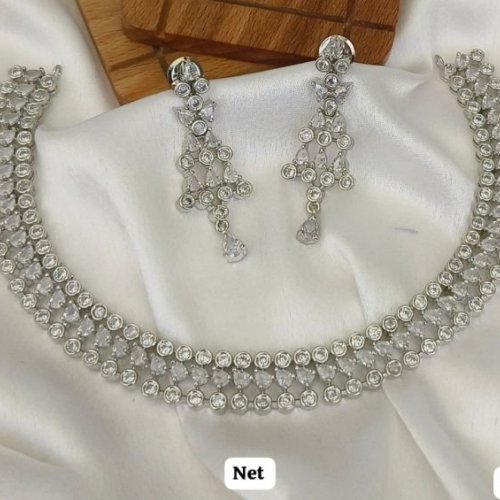 Beautiful American Diamond Necklace Set
