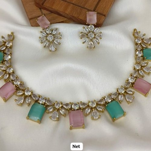 Cubic Zirconia Necklace Set