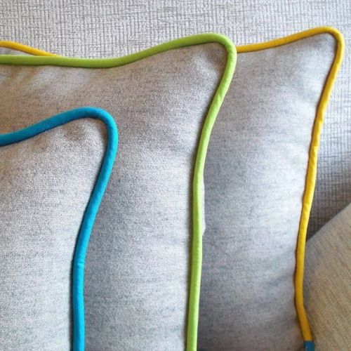Border Piping Cushion Cover