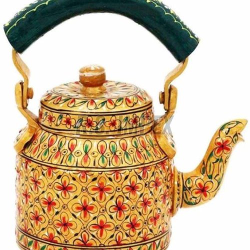Handpainted Multicolor Tea Kettle