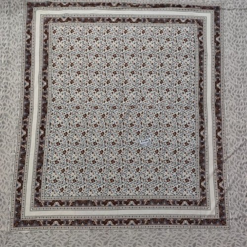 Ajmal Traditional Leaf Border Printed Bed Sheet