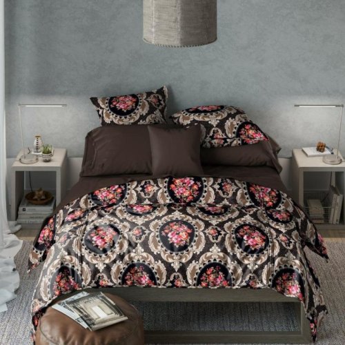Black Royale Cotton Comforter Set