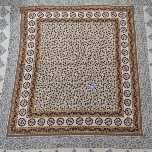 Floral Frame Edition Kashish Motif Bed Sheet