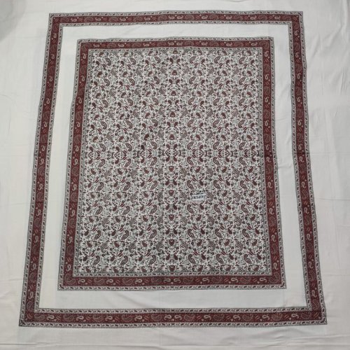 Sanganeri Floral Cotton Double Bed Sheet