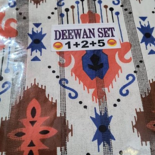 Stylish Tribal Stripe Deewan Set