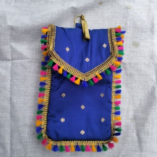 Cotton Colorful Tassels Designer Side Bag