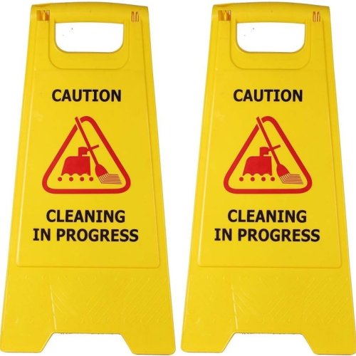 Plastic Cleaning Sign Board