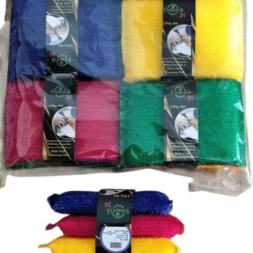 Plastic Kitchen Dish Wash Scrub Pad