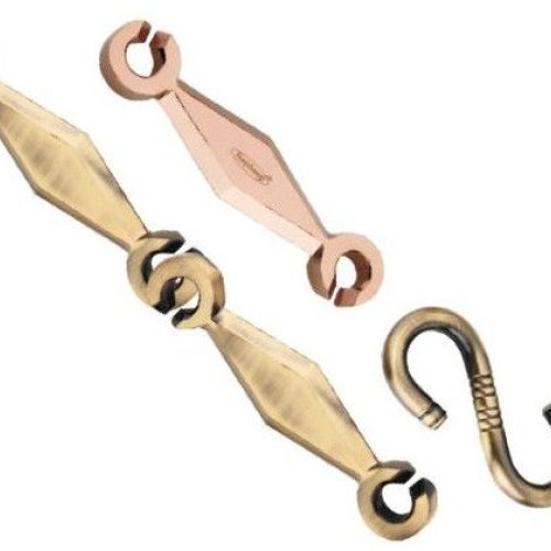 Brass Diamond Jhula Chain Hook