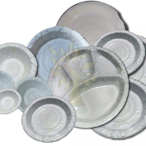 White Paper Plate &AMP; Dona