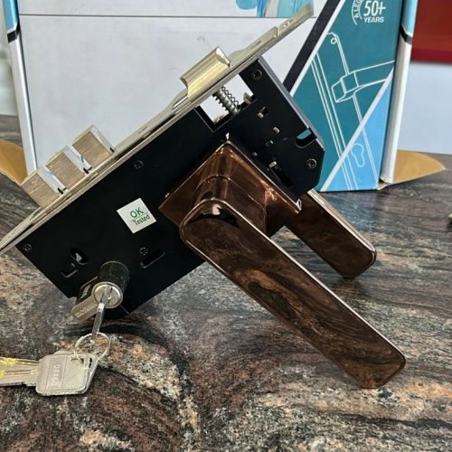 Rose Handle Door Lock Set