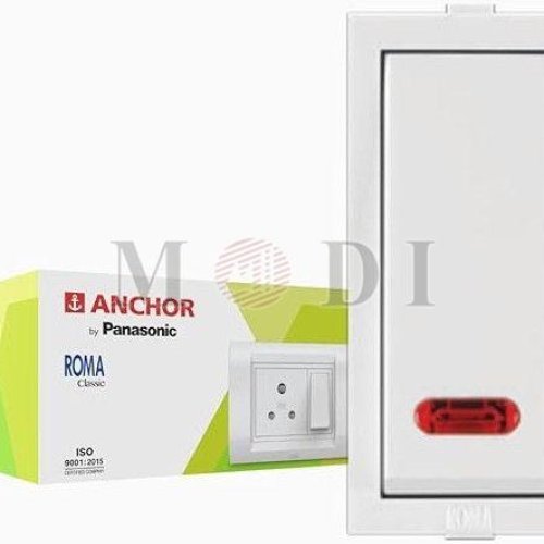 Anchor Roma Classic 1-Way Modular Switch with Indicator