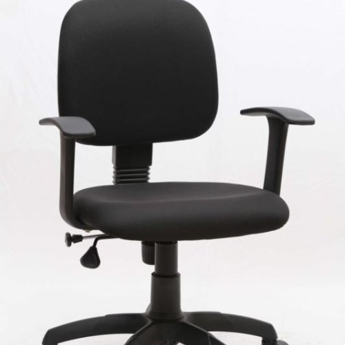Black Adjustable Back Office Chair