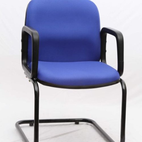 Blue Fixed Back Office Chair