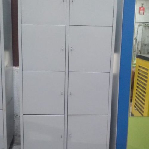Mild Steel 8 Lockers Cupboard