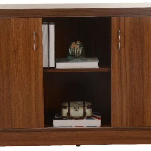 Wooden Sliding Door Rectangular Cabinet