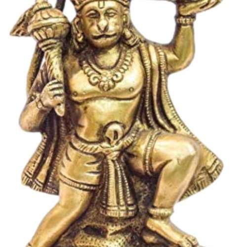 Antique Brass Hanuman Idol