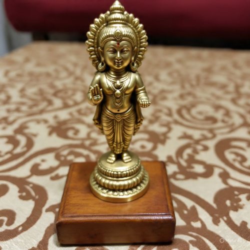 Brass Goddess Laxmi Mata Statue