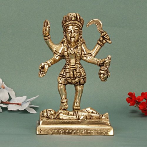 Brass Kali Mata Statue