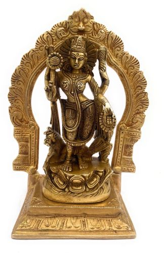 Polished Brass Durga Maa Idol