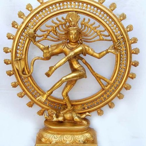 Polished Brass Natraj Statue