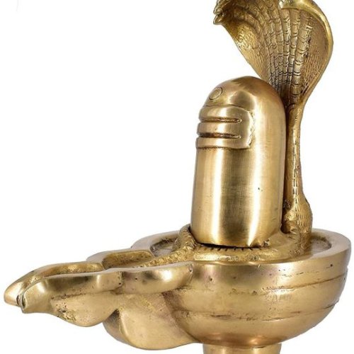 Pure Brass Antique Shiva Lingam