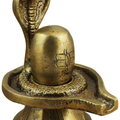 Pure Brass Shiva Lingam Idol
