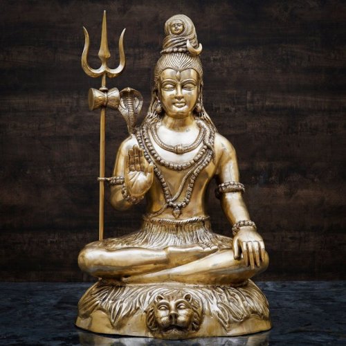 Traditional Brass Lord Shiv Murti