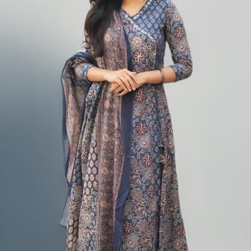 Ladies Designer Angrakha Kurta Set