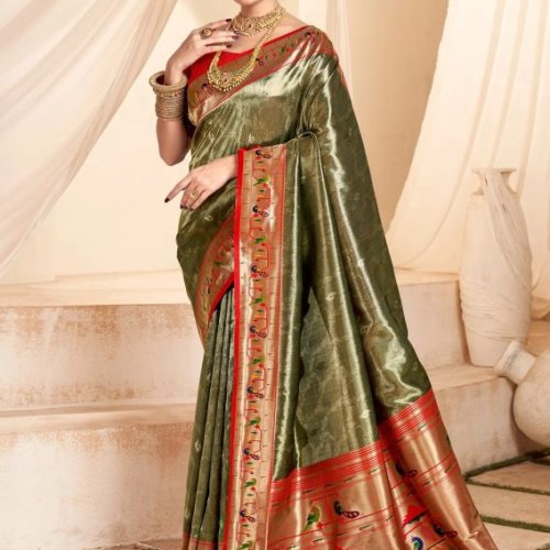 Ladies Designer Bomkai Silk Saree