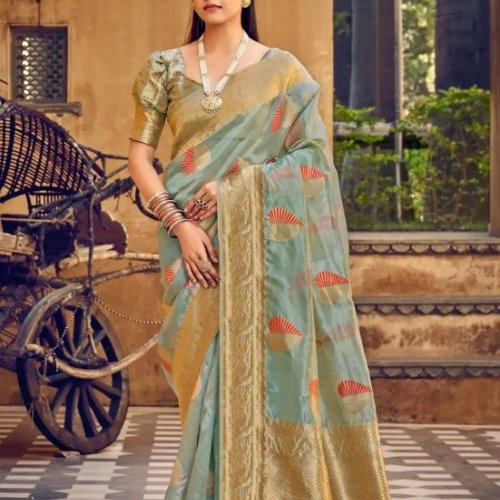 Ladies Designer Dharmavaram Silk Saree