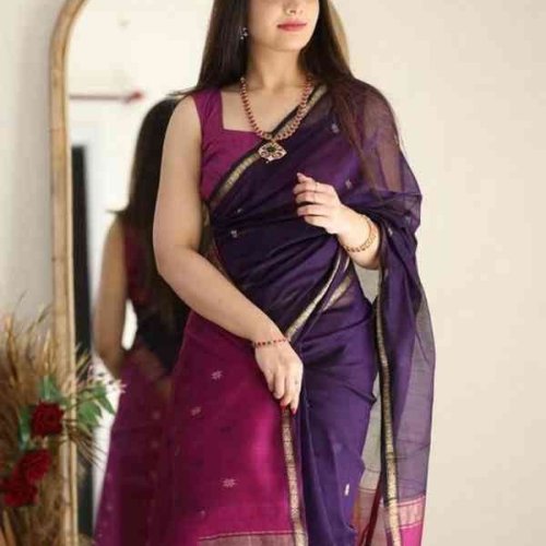 Ladies Designer Maheshwari Silk Saree