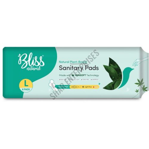 Bliss Natural Large Sanitary Pads