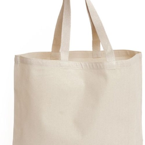 White Cotton Tote Bag