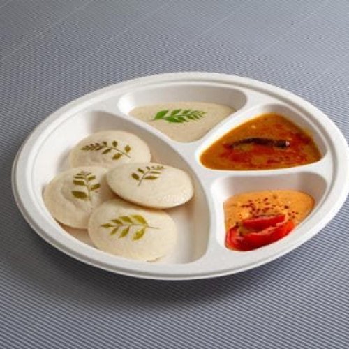Biodegradable Sugarcane Bagasse Plate