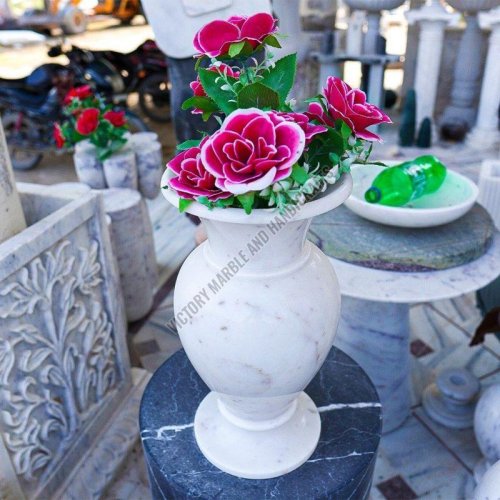Outdoor Marble Flower Pots