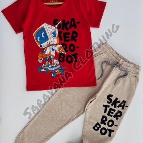 Boys Robot Skater Jogger Set