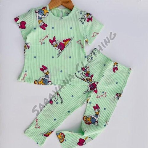 Girls Daisy Duck Pajama Set