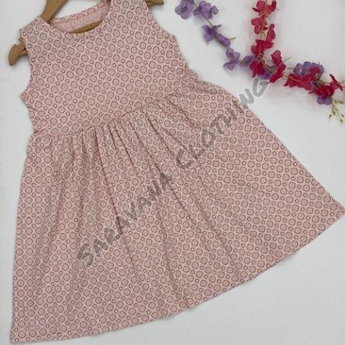 Girls Geo-Pattern Sundress