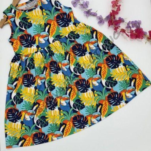 Girls Tropical Toucan Sundress