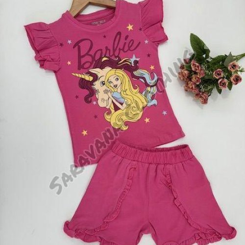 Unicorn Ruffle T-shirt with Shorts