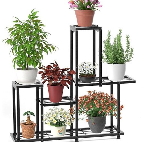 Metal 5 Tier Plant Stand For Balcony