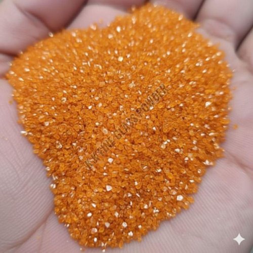 Orange Glass Powder