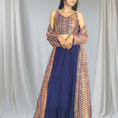 Georgette Ladies Skirt Suit Set