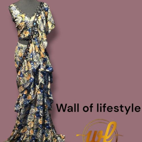 Printed Rayon Ladies Saree