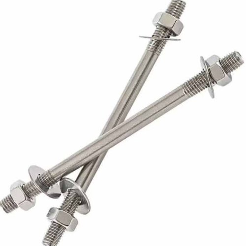 Stainless Steel 304 Stud Bolt Nut Spring Washer Set