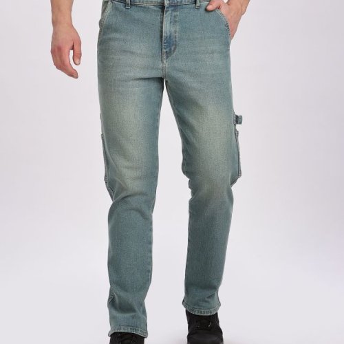 Mens Relaxed Fit Carpenter Denim Jeans